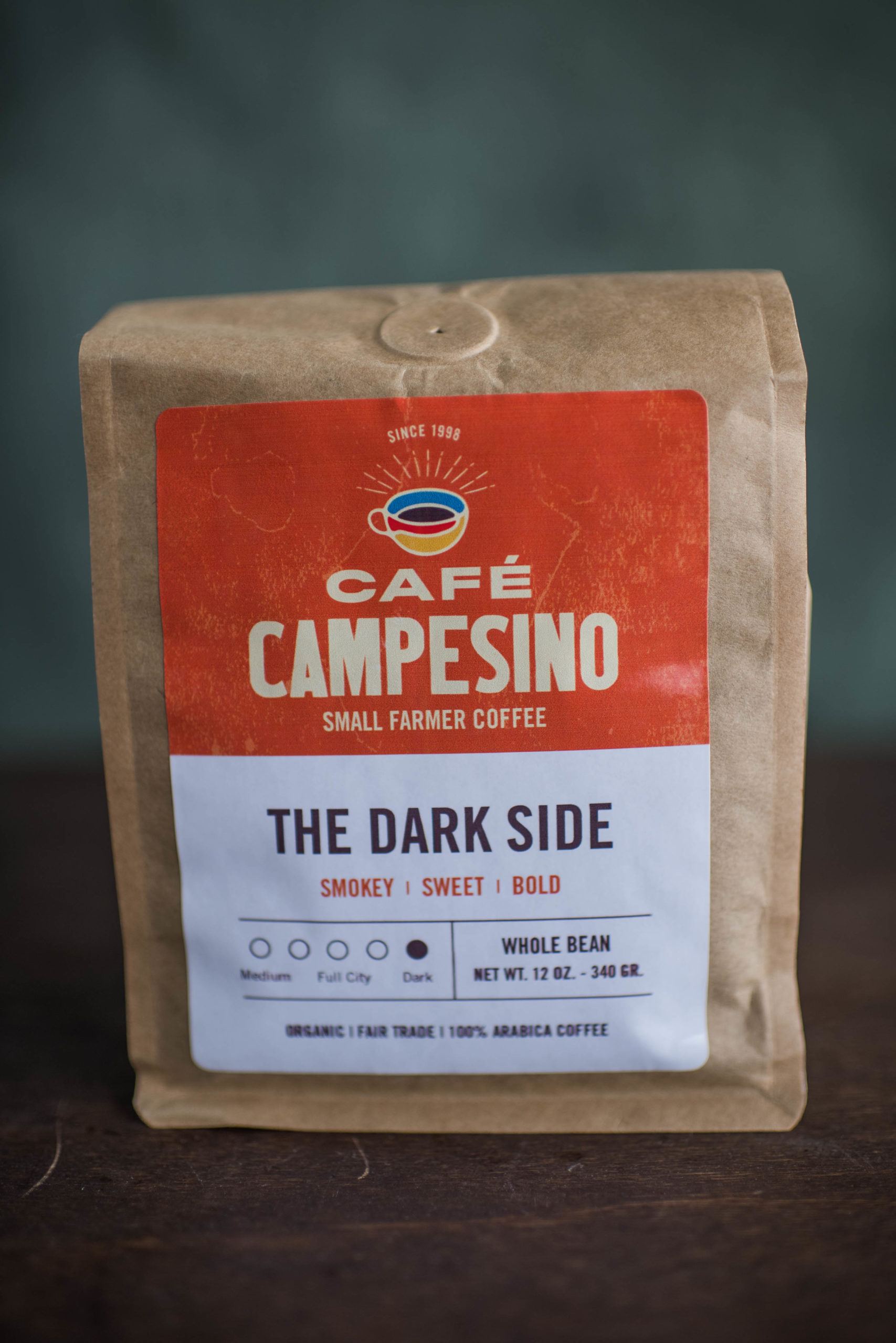 Organic fairtrade Coffee Beans 12 oz. My Dad & Me Family Farm